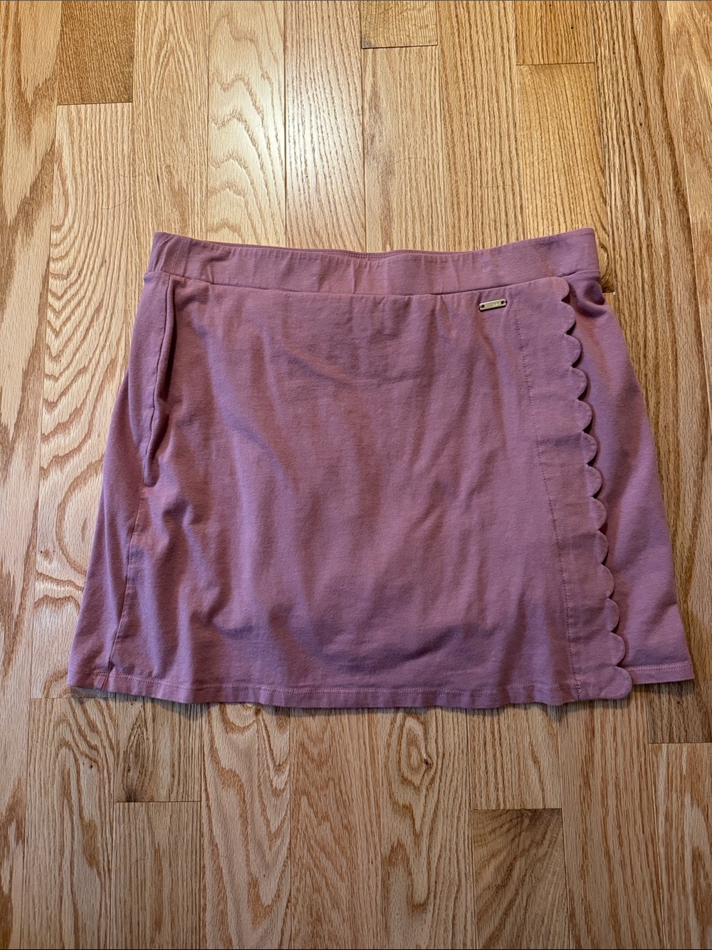 Jones New York Dusty Mauve Scallop Skort EUC Size L